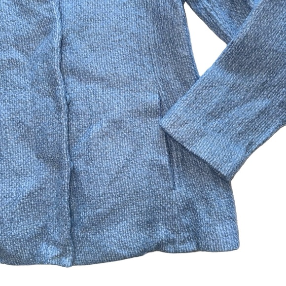 Eileen Fisher Blue Mohair Wool Blend Blazer Jacket Size S - Picture 4 of 7